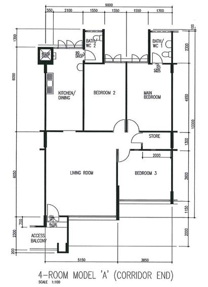 Blk 249 Tampines Street 21 (Tampines), HDB 4 Rooms #144187782